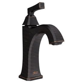 Crawford Single-Handle Monoblock Bathroom Sink Faucet with Push-Pop Drain - Legacy Bronze