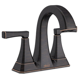 Crawford Two-Handle 4" Centerset Bathroom Sink Faucet with Push-Pop Drain - Legacy Bronze
