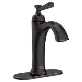 Glenmere Single-Handle Monoblock Bathroom Sink Faucet with Push-Pop Drain - Legacy Bronze