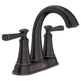 Glenmere Two-Handle 4" Centerset Bathroom Sink Faucet with Push-Pop Drain - Legacy Bronze