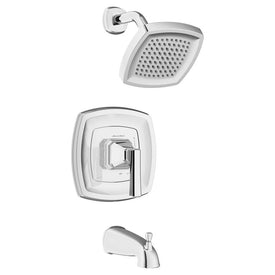 Crawford Pressure Balance Tub/Shower Trim with 1.8 gpm Shower Head and Tub Spout - Polished Chrome