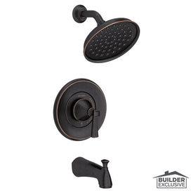 Glenmere Pressure Balance Tub/Shower Trim with 1.8 gpm Shower Head and Tub Spout - Legacy Bronze