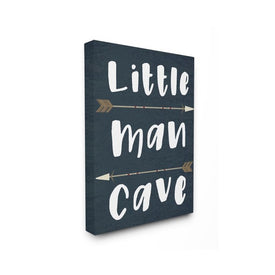 Little Man Cave Arrows 16"x20" Stretched Canvas Wall Art