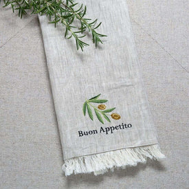 Buon Appetito 29" x 17" Linen Towel
