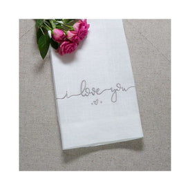 I Love You 29" x 17" Linen Towel