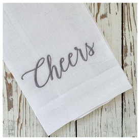 Cheers 29" x 17" Linen Towel