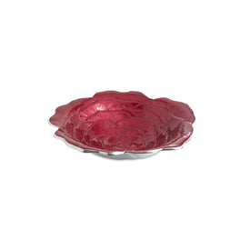 Rose 15" Bowl - Pomegranate