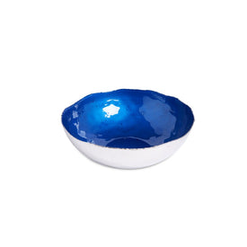 Cascade 10" Shallow Bowl - Cobalt