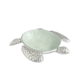 Sea Turtle 10" Bowl - Hydrangea