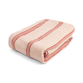 Grain Sack Medium Rectangular Pet Bed Cover Only - Red