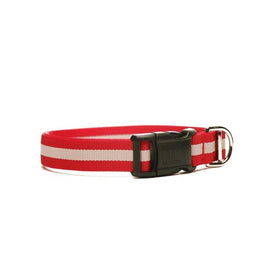 Eton Collar 1" x 12"-20" - Red/Tan