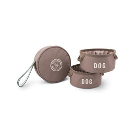 Kennel Club Fold-Up Travel Bowls and Case Set