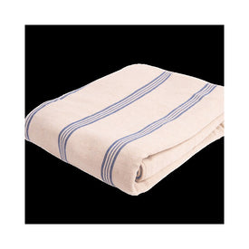 Grain Sack Medium Rectangular Pet Bed Cover Only - Blue