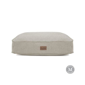 Tweed Medium Rectangular Pet Bed - Gray