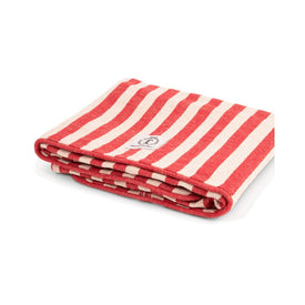 Vintage Stripe Small Envelope Pet Bed Cover Only - Red