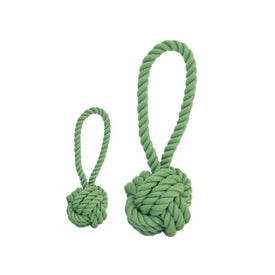 Tug & Toss Small Rope Dog Toy - Green