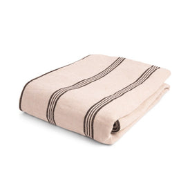 Grain Sack Medium Rectangular Pet Bed Cover Only - Black