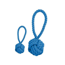 Tug & Toss Small Rope Dog Toy - Blue