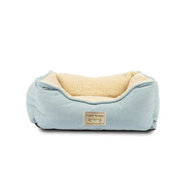 Chambray Cozy Sherpa Small Cuddler Pet Bed - Blue