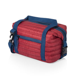 Midday Quilted Washable Insulated Lunch Bag, Red