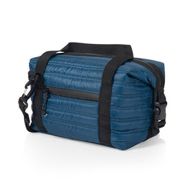 Midday Quilted Washable Insulated Lunch Bag, Navy Blue