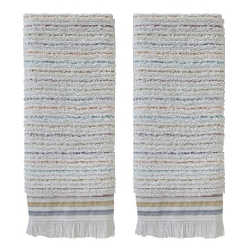 Subtle Stripe Hand Towels 2-Pack in Multi