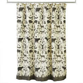 Aspen Lodge Shower Curtain in Taupe