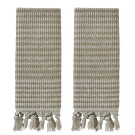 Longborough Hand Towels 2-Pack in Tan