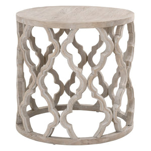 8028-L.SGRY-ELM Decor/Furniture & Rugs/Accent Tables