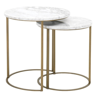 Product Image: 6105.BGLD/WHT Decor/Furniture & Rugs/Accent Tables