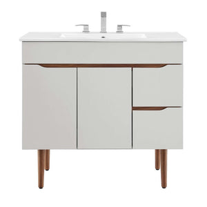 EEI-4670-GRY-WHI Bathroom/Vanities/Single Vanity Cabinets with Tops