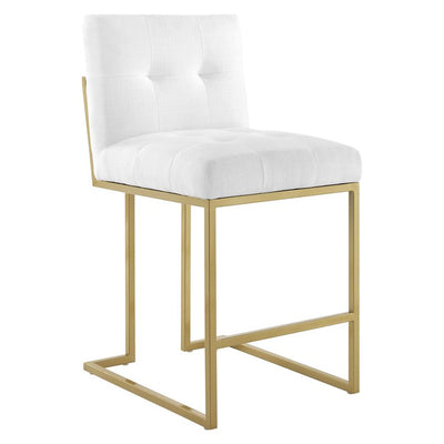 Product Image: EEI-3852-GLD-WHI Decor/Furniture & Rugs/Counter Bar & Table Stools