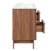 EEI-4441-WAL-WHI Bathroom/Vanities/Double Vanity Cabinets with Tops