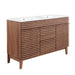 EEI-4441-WAL-WHI Bathroom/Vanities/Double Vanity Cabinets with Tops