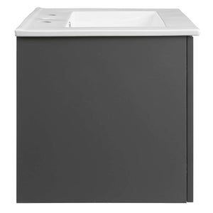 EEI-5379-GRY-WHI Bathroom/Vanities/Single Vanity Cabinets with Tops