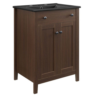 Product Image: EEI-5356-WAL-BLK Bathroom/Vanities/Single Vanity Cabinets with Tops