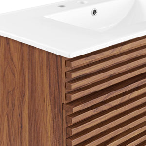 EEI-4437-WAL-WHI Bathroom/Vanities/Single Vanity Cabinets with Tops