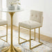 EEI-3852-GLD-BEI Decor/Furniture & Rugs/Counter Bar & Table Stools