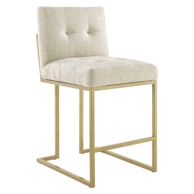 Product Image: EEI-3852-GLD-BEI Decor/Furniture & Rugs/Counter Bar & Table Stools