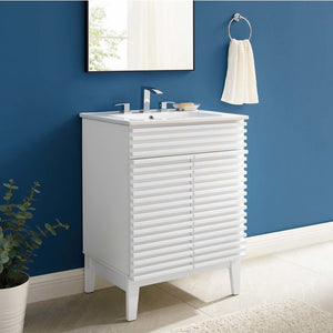 EEI-3860-WHI-WHI Bathroom/Vanities/Single Vanity Cabinets with Tops