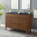 EEI-5381-WAL-BLK Bathroom/Vanities/Double Vanity Cabinets with Tops
