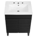 EEI-3860-BLK-WHI Bathroom/Vanities/Single Vanity Cabinets with Tops