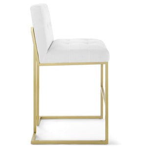 EEI-3855-GLD-WHI Decor/Furniture & Rugs/Counter Bar & Table Stools