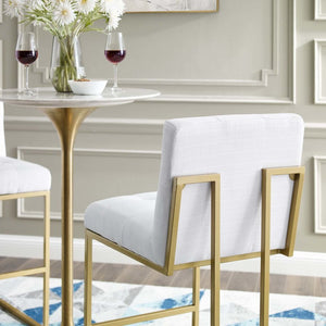 EEI-3855-GLD-WHI Decor/Furniture & Rugs/Counter Bar & Table Stools