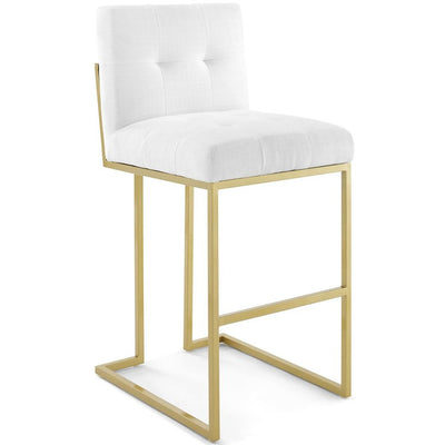 Product Image: EEI-3855-GLD-WHI Decor/Furniture & Rugs/Counter Bar & Table Stools