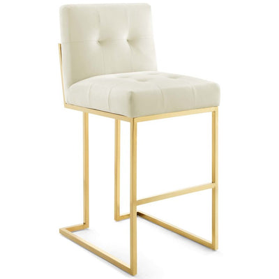 Product Image: EEI-3856-GLD-IVO Decor/Furniture & Rugs/Counter Bar & Table Stools