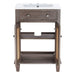 EEI-5110-GRY-WHI Bathroom/Vanities/Single Vanity Cabinets with Tops