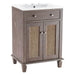 EEI-5110-GRY-WHI Bathroom/Vanities/Single Vanity Cabinets with Tops