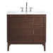 EEI-5115-WAL-WHI Bathroom/Vanities/Single Vanity Cabinets with Tops
