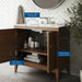 EEI-5115-WAL-WHI Bathroom/Vanities/Single Vanity Cabinets with Tops